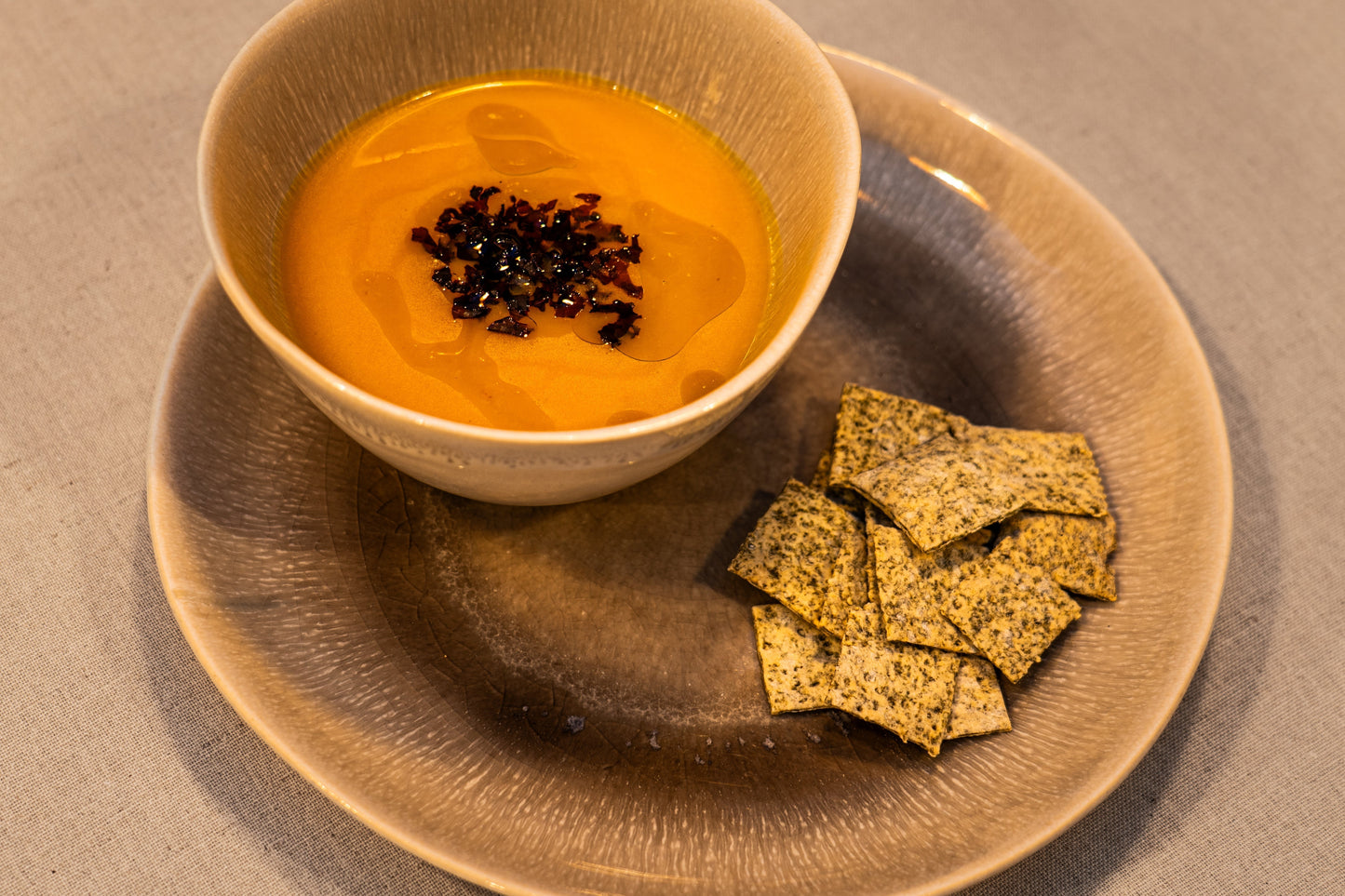 Pumpkin Velouté with Neptune’s Bliss & Dulse