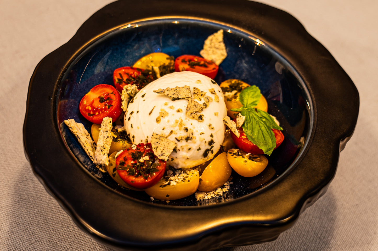 Burrata with Mediterranean Umami & Saccharina Latissima